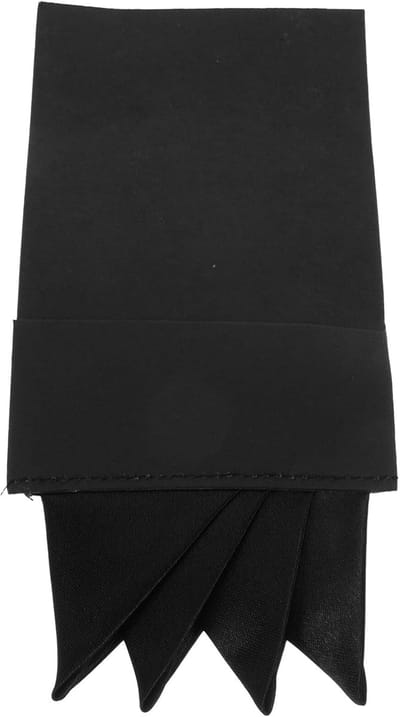 Zakdoek Heren - Decoratief Accessoire - Formele Gelegenheden - Verfijnde Afwerking - 18 x 8 cm - Zwart