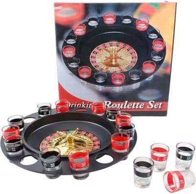 Malatec Roulette + Shotglazen: Perfect Drankspel voor Feestjes