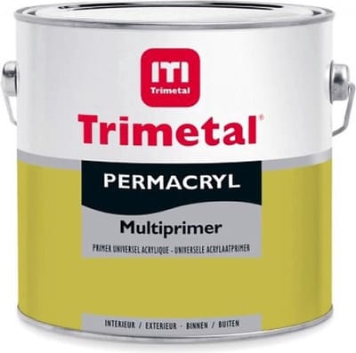 Trimetal Permacryl Multiprimer - 0,5 l - 10 m²/l - Wit