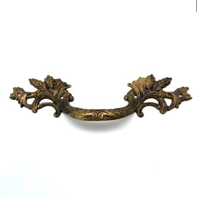 Ladegreep Messing antiek 177x53mm