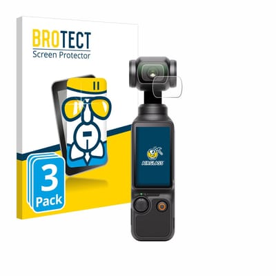 Screenprotector 3 Stuks voor DJI Osmo Pocket 3 (Lens) Beschermglas transparant