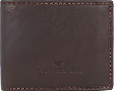 Tom Tailor Lary Portemonnee Leer 10 cm - Jongens - Horizontaal - brown