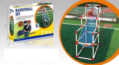 Basketbalset voor kinderen - Basketbalring met terugvoer - Speelplezier - Duurzaam en Gebruiksvriendelijk - Compact en Multifunctioneel