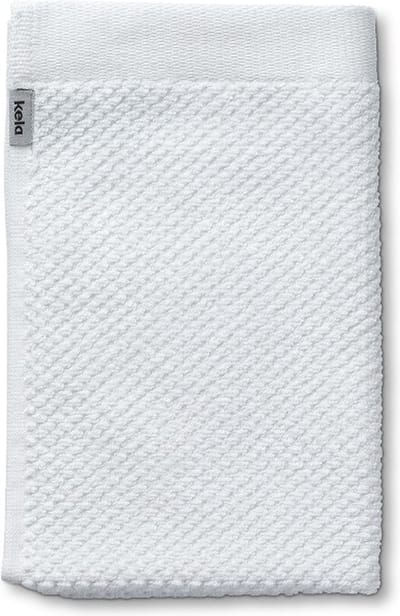 Gastendoek, 30 x 50 cm, Wit, Organic Katoen - Kela | Lavinia
