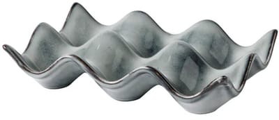 Broste Copenhagen Nordic Sea ei tray W10 x L15 x H3 cm - Glazed stoneware