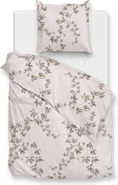 Zohome Sharon Dekbedovertrek - Eenpersoons - Katoen - 140x200-220cm - Roze