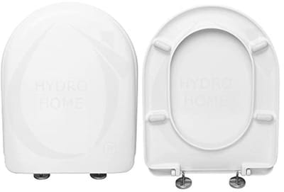 Wc-bril Dolomite Quadrarco compatibel - warmte-isolererend kunststof - verstelbare scharnieren - Wc wit - Made in Italy