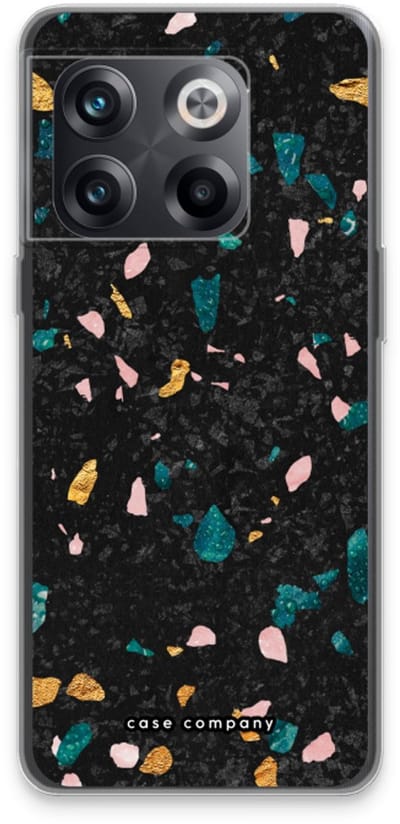 Case Company® - Hoesje geschikt voor OnePlus 10T hoesje - Terrazzo N°10 - Soft Cover Telefoonhoesje - Bescherming aan alle Kanten en Schermrand
