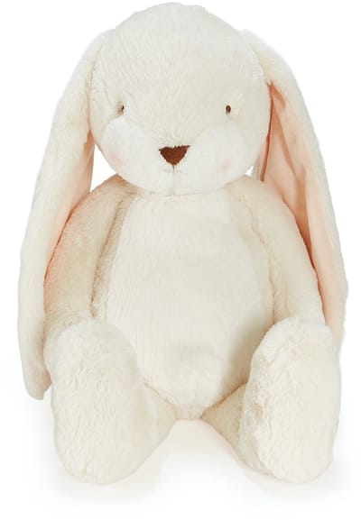 Bunnies By The Bay Floppy Nibble Konijn - Knuffeldier - Knuffel voor kinderen - Geborduurde details - Creme - 52 cm