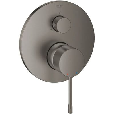 GROHE Essence inbouw douchekraan - Opbouwdeel - 3 uitgangen - Geborsteld hard graphite (mat antraciet)