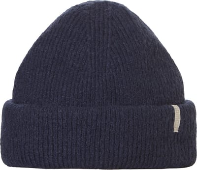 NOMAD® Turoa Muts Dames Winter | One Size | Blauw | Rib-gebreid | Wolmix