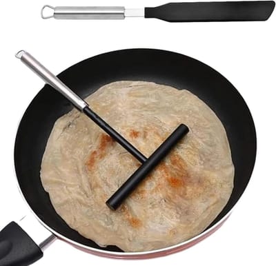 Pannenkoeken Set - Crêpe Gereedschap - Gelijkmatig Beslag - Roestvrij Staal - 34 cm Spatel - Multi kleuren