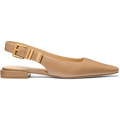 Michael Kors Darrington Sling Flat Husk Size: 38.5 | Outlet | Dames | Beige