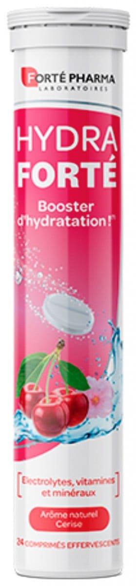 Forté Pharma Hydra Forté Hydration Booster 24 Bruistabletten (Smaak : Kers)