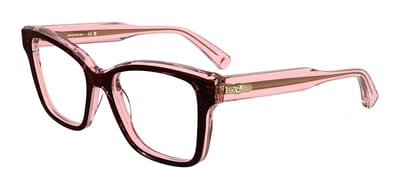 Longchamp LO2770 N Transparent burgundy 53/17/140 WOMAN Brilmonturen