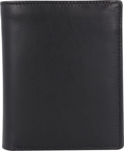 Esquire Frankfurt Portemonnee RFID-bescherming Leer 9.5 cm - Jongens - Staand formaat - schwarz
