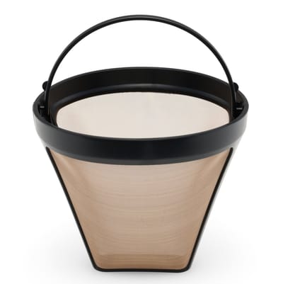 Solis Gold Koffiefilter - Voor Aroma Brewer Koffiezetapparaat - Duurzaam Alternatief voor Papieren Koffiefilters - Herbruikbare Filter Voor een Rijkere Koffiesmaak - BPA-vrij