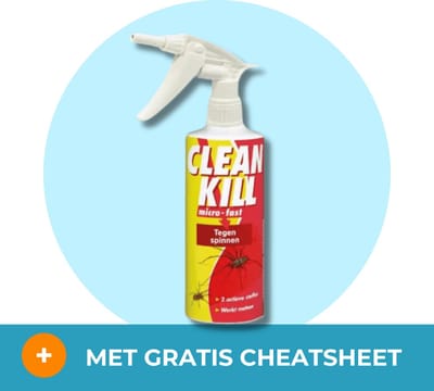 BSI Clean Kill Micro-Fast Spinnen (500 ml) - Krachtige Insecticide - Met gratis cheatsheet