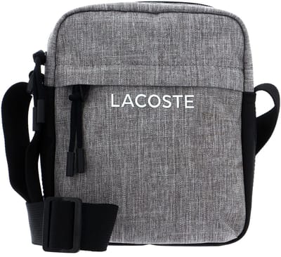 LACOSTE Cameratas Schoudertas Vertical Camera Bag Gris Chine Noir Grijs