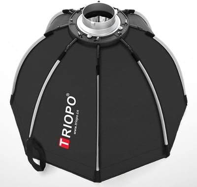 90 cm Draagbare Octagon Softbox met Bowens Bevestiging voor Studio Fotografie