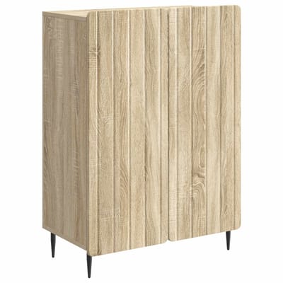 vidaXL - Dressoir - Sonoma - Eiken - 66 - x - 34,5 - x - 92 - cm - Bewerkt - hout