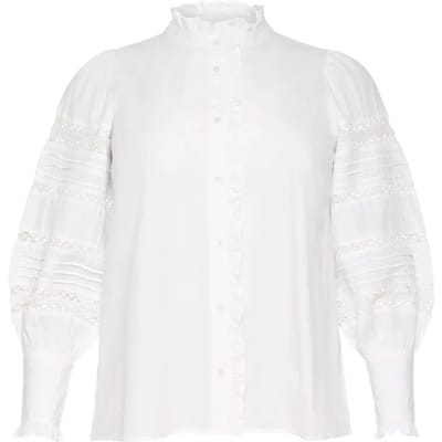 Damesblouse met lange mouwen KAFFE Curve KCWilla