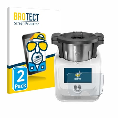 BROTECT - Screenprotector voor SilverCrest Monsieur Cuisine Connect - Folie Beschermfolie matte (2 Stuks)