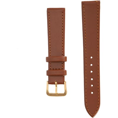 Unisex Universele Horlogeband met Doornsluiting PU Leer Vervangende Horlogeband Accessoire Bruin20mm / brown