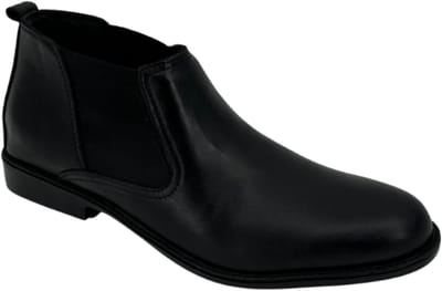 Excellent - Heren Schoenen - Chelsea Boots Heren - Echt Leer - Heren Laarzen - Zwart - Maat 41