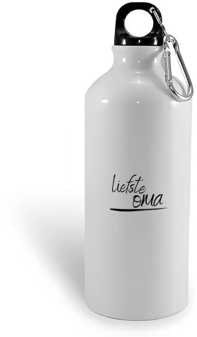 Hacebo® - liefste oma waterfles - Oma - de liefste oma - verjaardagscadeau - verjaardag - cadeau - cadeautje voor oma - oma artikelen - kado - geschenk - gift - water fles - 400ML
