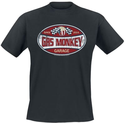 Gas Monkey Garage Since 2004 Label Heren T-shirt - zwart - XXL