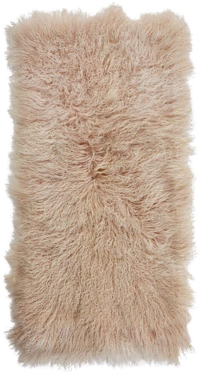 Sheepskin House - Plaid van Curly Schapenvacht - 60x120 cm