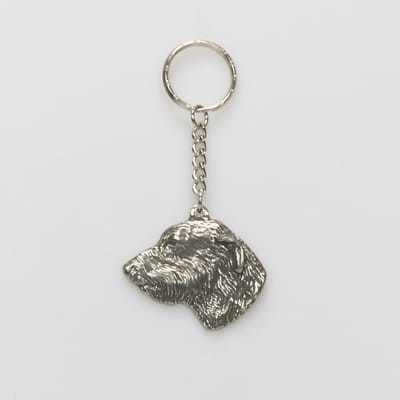 Sleutelhanger Ierse Wolfshond - Hondensleutelhanger - Cadeau Hondenliefhebber - Unieke serie - Compact, stijlvol en gedetailleerd