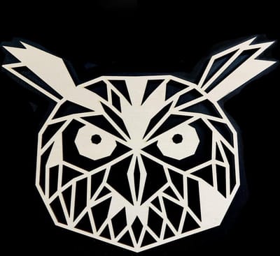 Houten Dierenkop • Houten Uil • Dierenkop Uil • Mega • Populier • Houten Dier • Wandecoratie