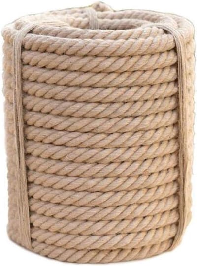 Jute touw - Hennep touw - Ambachten en tuinieren - Natuurlijk en duurzaam - 45 meter - Bruin