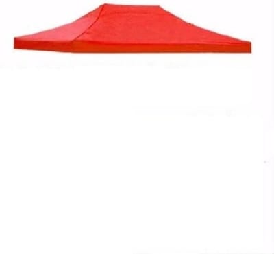 Gazebo Dakbedekking - Tent Overkapping - Buitenfeesten Beschermen - Waterdicht Oxford Materiaal - 3x3 Meter - Rood