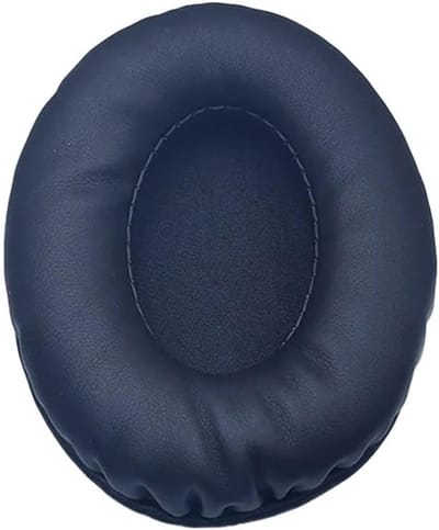 Comfortabele ovale oorkussens van sponsleer voor verschillende hoofdtelefoons, 85 x 105 mm, ideaal voor geluidsisolatie en comfort