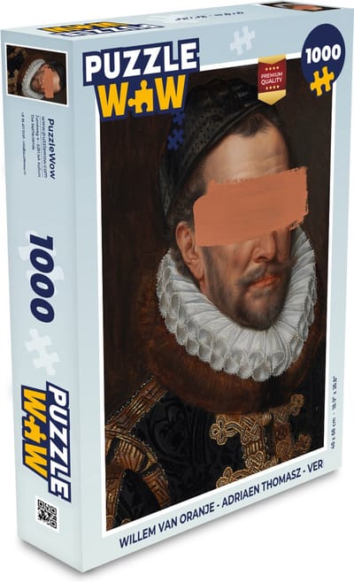 Puzzel Willem van Oranje - Adriaen Thomasz - Verf - Legpuzzel - Puzzel 1000 stukjes volwassenen
