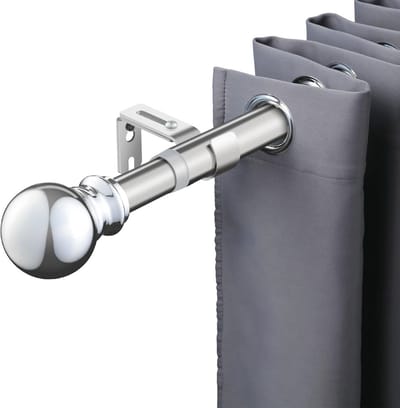 Verstelbare Telescopische Gordijnroede 34-84 inch - Ideaal voor Keuken en Slaapkamer