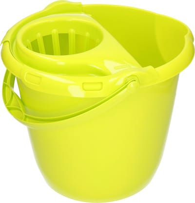 Plasticforte Dweilemmer - 15 liter - groen - mopemmer - 38 cm - dweil emmers
