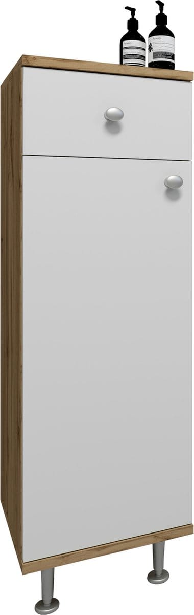 VCM vrijstaande badkamerkasten, badkamer vloerkast, vrijstaande badkamerkast, badkamermeubel, badkamer opberglades, smalle kast, badkamer ladekast, vrijstaande badkamer opbergmeubels, handdoekenrek