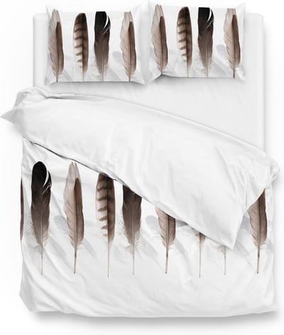Zohome dekbedovertrek Dominic - 200 x 200/220 cm - blauw