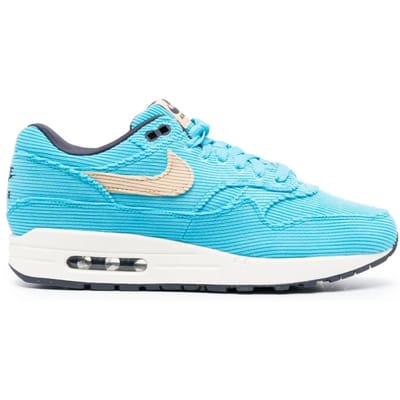 Baskets Unisexe Nike Air Max 1 Premium Bleu Baltique Côtelé Sésame Gridiron Voile FB8915-400 36