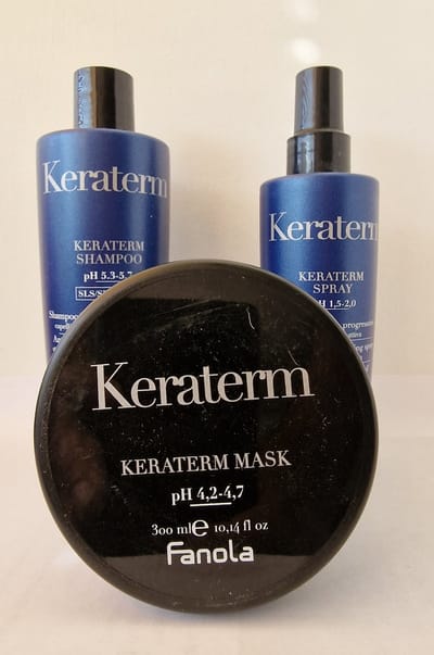 Fanola Keraterm Trio Shampoo 300ml + Mask 300ml + Spray 200ml