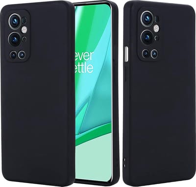 Silicone hoesje Geschikt voor: OnePlus 9 Pro -  zwart