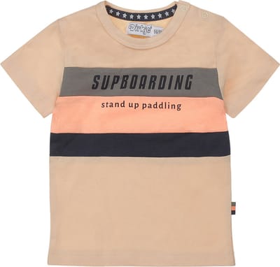 Dirkje - Jongens shirt - Peach - Maat 56