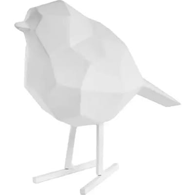 Present Time -Statue bird - Small - Polyresin - Wit