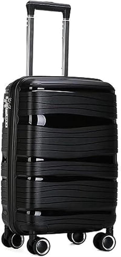 Reis koffer - Bagage koffer - Veilig opbergen - 360 graden wiel - 76 x 51 x 32 cm - Zwart