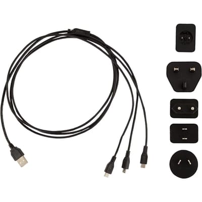 Lader compleet met 2-poorts micro usb kabel Whis