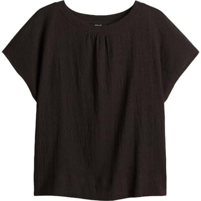regular fit T-shirt met structuurpatroon model 'Salti'